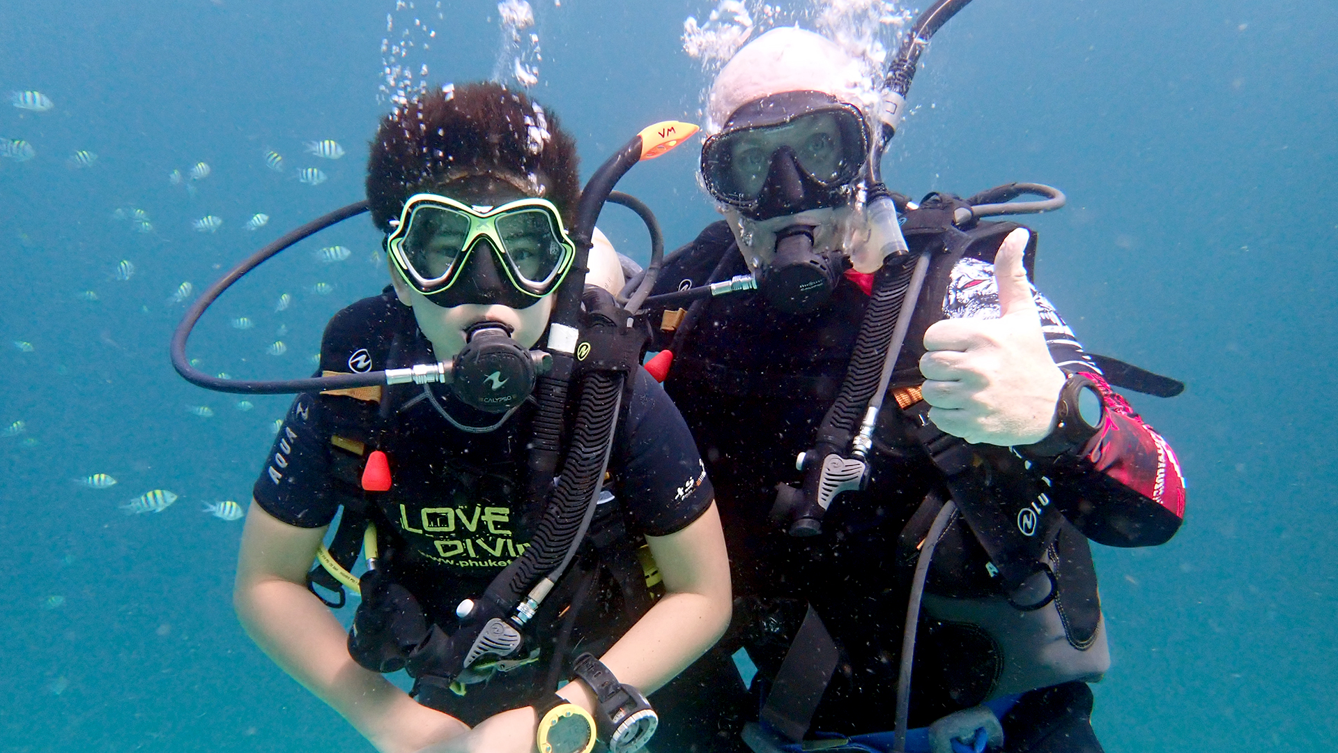 padi scuba diving course for non swimmers in andaman