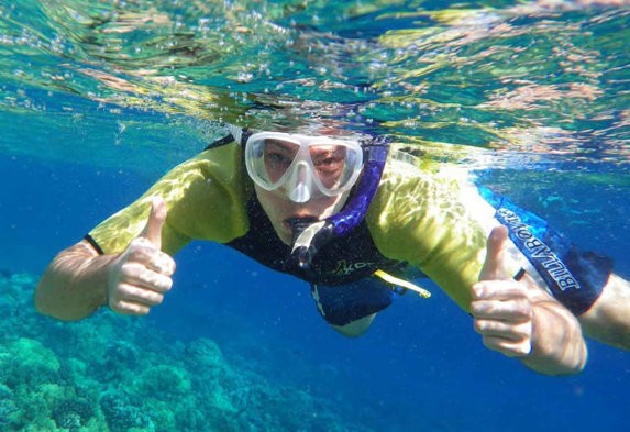 Deep sea Snorkelling at Elephant Beach